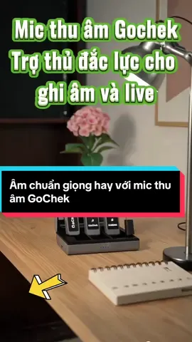 Micro thu âm không dây Go Chek, Tích hợp 2 chân cắm khi live/quay video/ghi âm cho điện thoại/ ipad/ máy tính GC ULTRA S24 mic vlogs  #xuhuong  #viral  #foryou  #micthuam  #gochek 