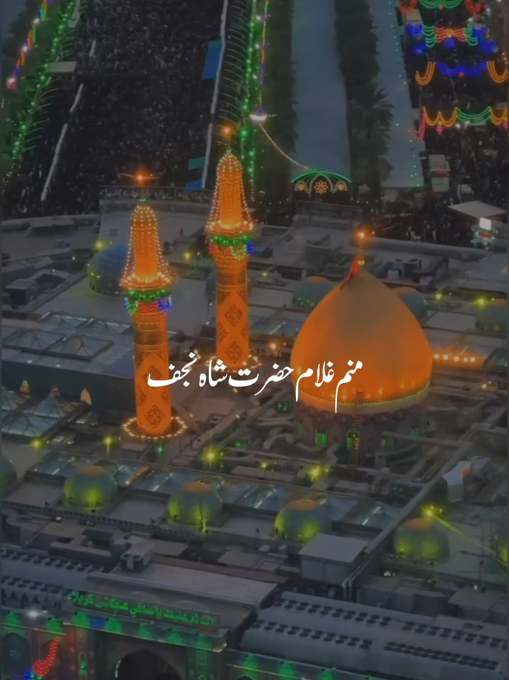 Manam ghulam e Hazrat e Shah e Najaf  #foru #fyp #molaaliع #najaf #trendiing 