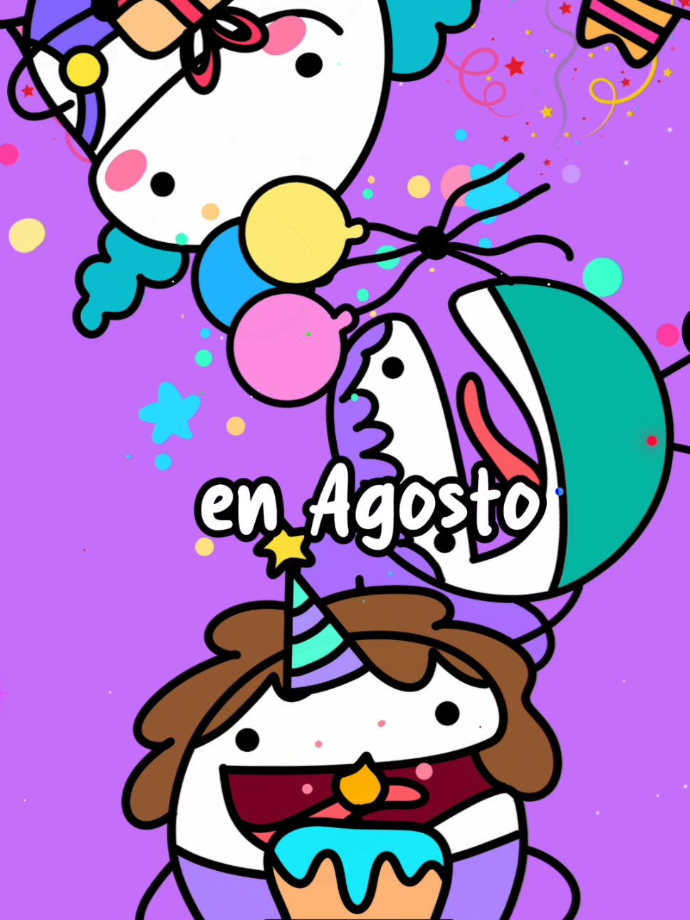 Feliz cumpleaños a los que cumplen en Agosto✨️🎉🎂🎁 #felizcumpleaños #Agosto #agosto2025 