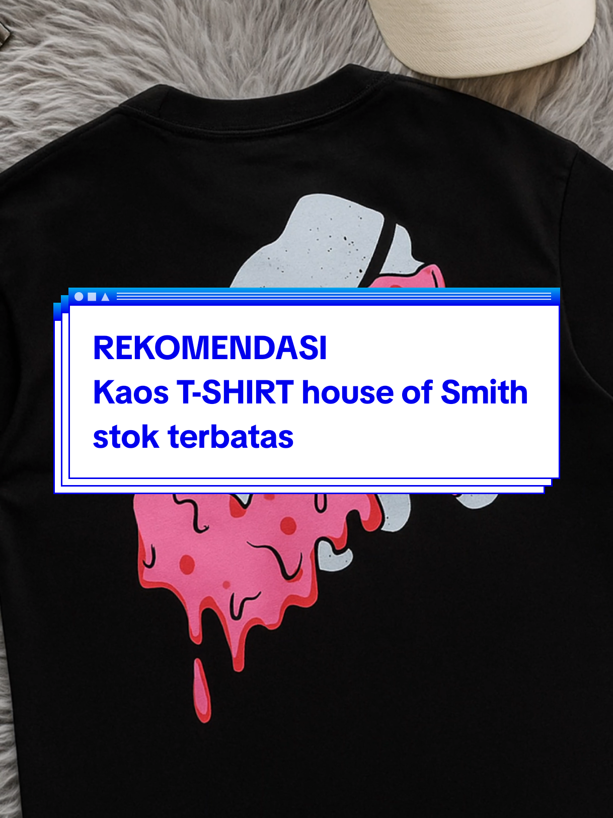 House of Smith T Shirt Stox Black Kaos Pria Lengan Pendek #houseofsmith #kaoshouseofsmith #kaos #kaosmurah #kaosviral #fyp #tiktokaffiliate #masukberanda 