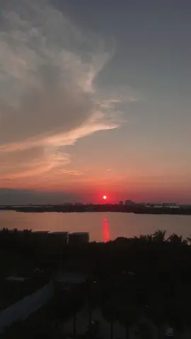 my by far favorite thing to film — the sun   #thesun #tropicalsunset #cinematics #oceansunset #tropicalvacation 