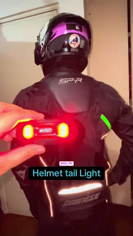 Grabeh ang angas talaga nito mga boss,pwede rin gawing reclector sa gabi ,#helmet #helmettaillight #taillight #light 