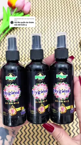 Trả lời @Tạp Hoá Gia Đình lưu giữ hương thơm suốt cả ngày nha #xitvaikhoquanao #xitvaikhohygienc #hygienc #tiemnhautkhang90 