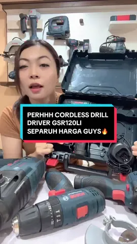 Sempena payday sale korang dapat harga gsr120li separuh harga dari asal#original #bosch #cordlessdrilldriver #gsr120li 