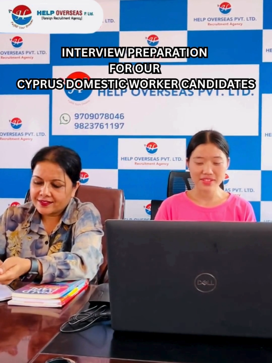 Interview preparation for Cyprus Domestic Worker Trainee.  🔑 Confidence. Skill. Opportunity.This is where the journey begins! Please contact us: 📲9823761197/9709078046 (whatsapp) ☎️015433336 Please visit our office for more information Location: Lalitpur Nayabato, Ringroad(kathmandu) #helpoverseas  #CyprusBound #InterviewTraining #NepaliAbroad #JobReady #GlobalCareer #DomesticWorker #NepalToWorld #WorkAbroadDreams