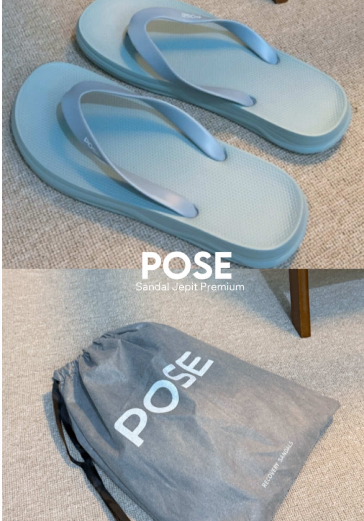 Sandal jepit premium yang cakep banget buat dibawa2 traveling, anti slip anti licin mpuk warnanya cantik2 banget dan udh dpt pouch nya jugaaa! ✨ #pose #sandalpose #sandaljepit #sandaltraveling #sandalsantai  
