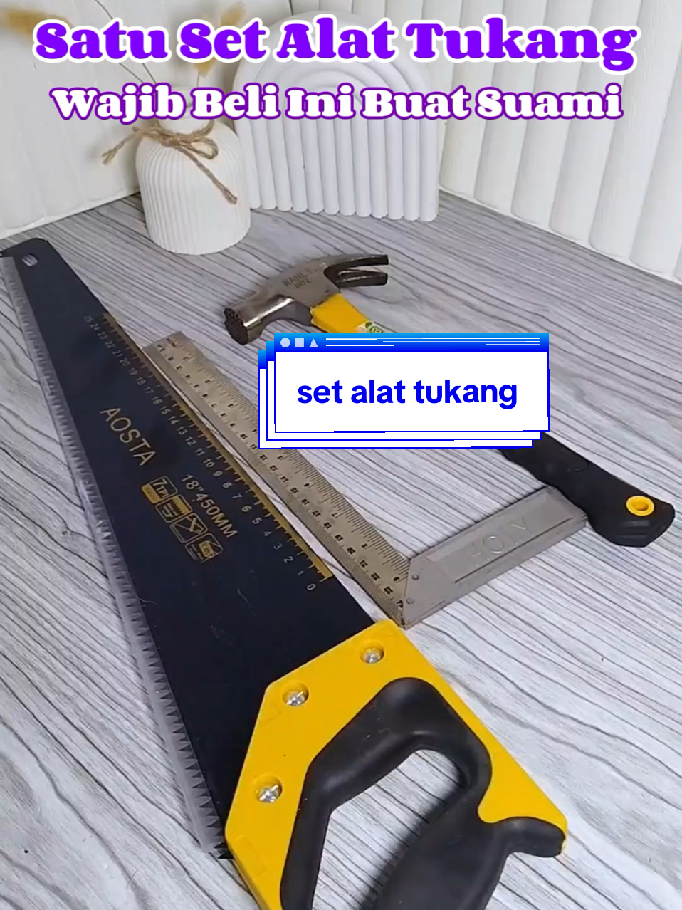 gergaji set palu dan siku meter #fypage #viraltiktok #gergajiset #CapCut 