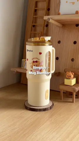Perfect portable blender so far 😍 tak payah basuh banyak bekas, blend terus boleh minum je , best kan design pon cute! #SimplusXButterbear  #Simpluswithyourbutteryfriend #ButterbearinSimplusStyle  #MYNewArrivalDaySimplus  #tiktokshopsuperbranddaymy #portableblender 