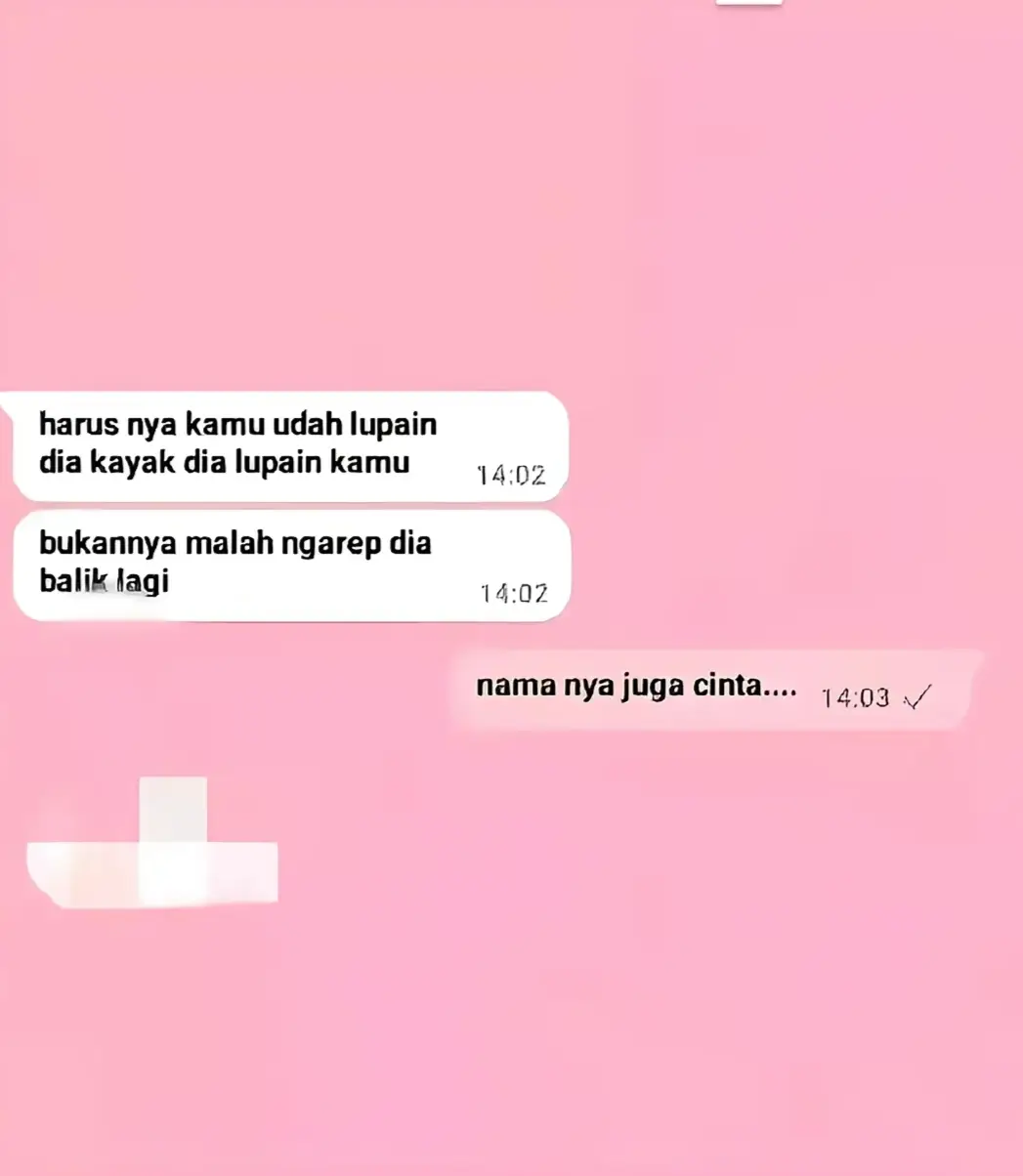 lucu rasanya saat membaca ulang chat kita dulu. betapa mudahnya aku tersenyum dengan beberapa kata yang kamu ketik. dan betapa mudahnya aku tertawa dengan candaanmu yang aneh. setelah mengenalmu, baru aku sadari kalau bahagia merupakan perkara yang mudah. karena bahagia ada di-tangan dan kuasa kita sebagai seorang manusia. saat aku mengenang kisah kita dahulu, rasanya ada hal yang kurang sebab hadirmu samar-samar terasa. singkatnya, bila dengan memikirkannya membuatmu menitikkan air mata, maka kamu masih mencintainya dan dia masih segalanya. sayangnya semesta meminta kita untuk berpisah. dimana buku kita harus berhenti untuk di-tulis lalu di-simpan untuk selama-lamanya. kepergianmu benar-benar menyisakan lubang yang begitu dalam, yang tak akan pernah penuh walau di-isi hal sebanyak apapun. karena seribu orang datang tidak akan semeriah kehadiranmu. karena seribu orang pergi tidak akan semenyakitkankerpergianmu. hidupku masih berputar dengan dirimu sebagai pusatnya. karena dirimu bagaikan kepingan terakhir dalam hidupku yang hilang. dan kenyataan bahwa dirimu itu tidak tergantikan memang benar adanya.#sad #fyp #trending #4u #sadvibes #ruanggalau 