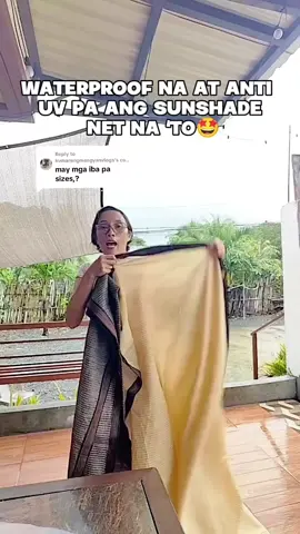 Replying to @kumarengmangyanvlogs Anti UV SUNSHADE NET! ang ganda ang kapal! #shadenet #antiuvsunshade  #antiuvsunshadenet  #antiuvsunshadenetoutdoor  #sunshade #trapal #antiuvrays   