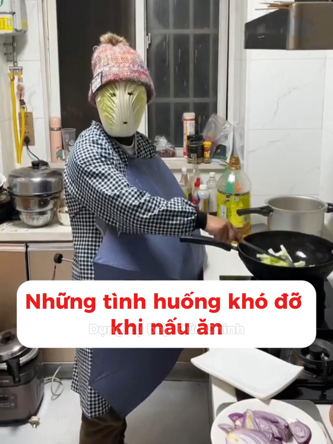 Những tình huống khó đỡ khi nấu ăn. #fyp #Tiktok #viral #Douyin #xuhuong