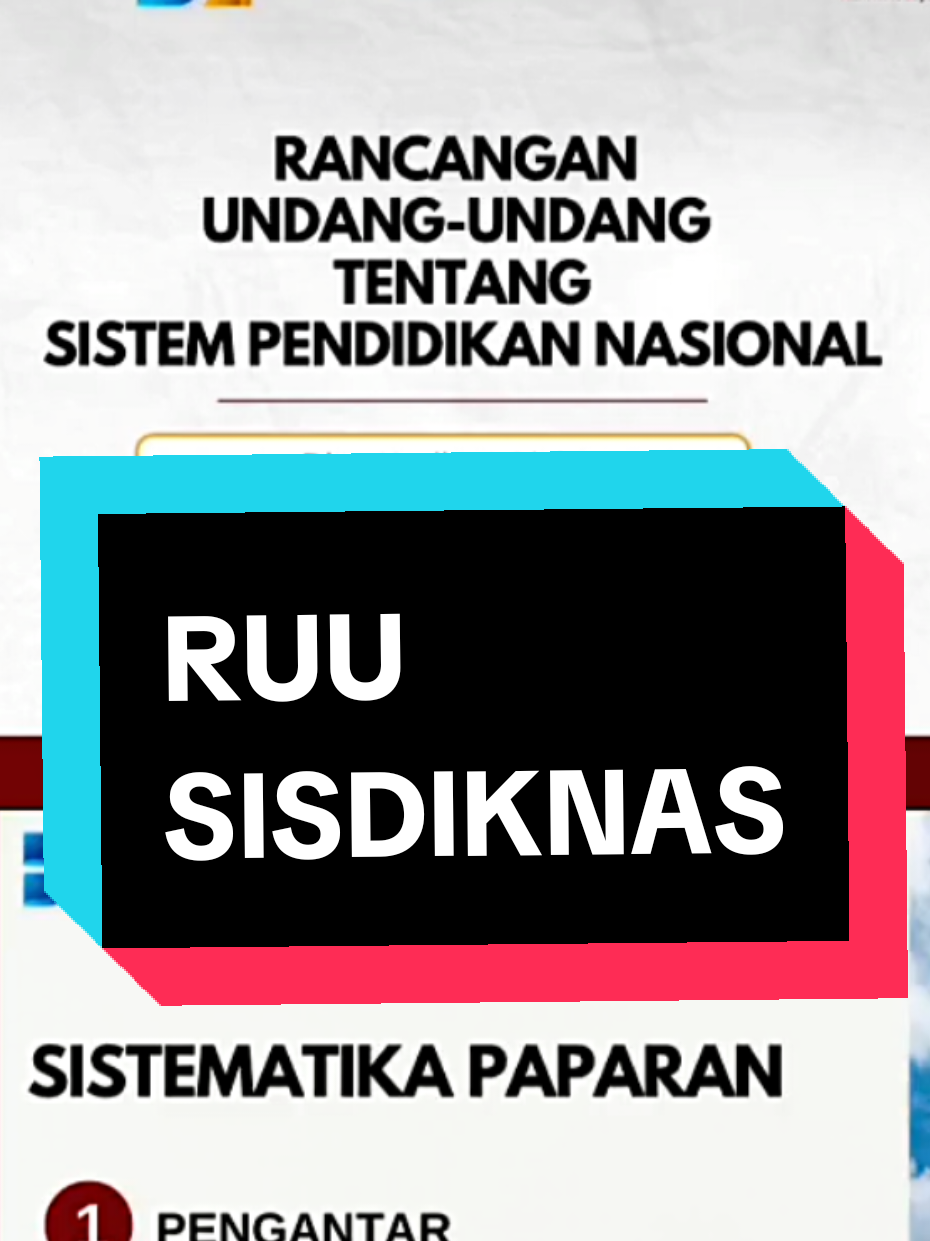 ANGGARAN 20% & GAJI GURU JADI SOROTAN UTAMA DI RUU SISDIKNAS BARU! Para guru, dosen, dan tenaga pendidik, MERAPAT! Ada kabar penting di RUU Sisdiknas yang lagi dibahas DPR. Dua isu klasik jadi sorotan:  * Anggaran Pendidikan 20% dari APBN/APBD yang katanya belum optimal. RUU ini menegaskan lagi kewajiban tersebut.  * Kesejahteraan Pendidik: RUU ini mencantumkan hak guru & dosen untuk 
