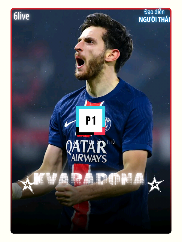 Kvaradona - Giọt lệ ở Napoli, Ánh sáng ở Paris! #xuhuong #bongda #kvaratskhelia #psg #6live 