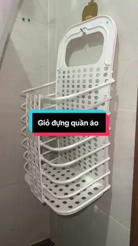 Giỏ đựng quần áo treo tường gấp gọn giá rẻ#giodungquanaotreotuong #giodungquanaogapgon #conang_92 #xuhuong #viral 