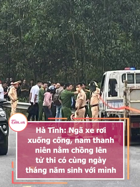 Hà Tĩnh: Ngã xe rơi xuống cống, nam thanh niên nằm chồng lên tử thi có cùng ngày tháng năm sinh với mình #tiinnews #hatinh