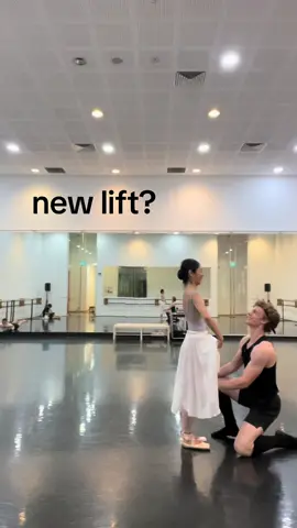 new ballet lift?  #swanlake #ballet #partnering #fyp #dance #maleballet #ballerina 