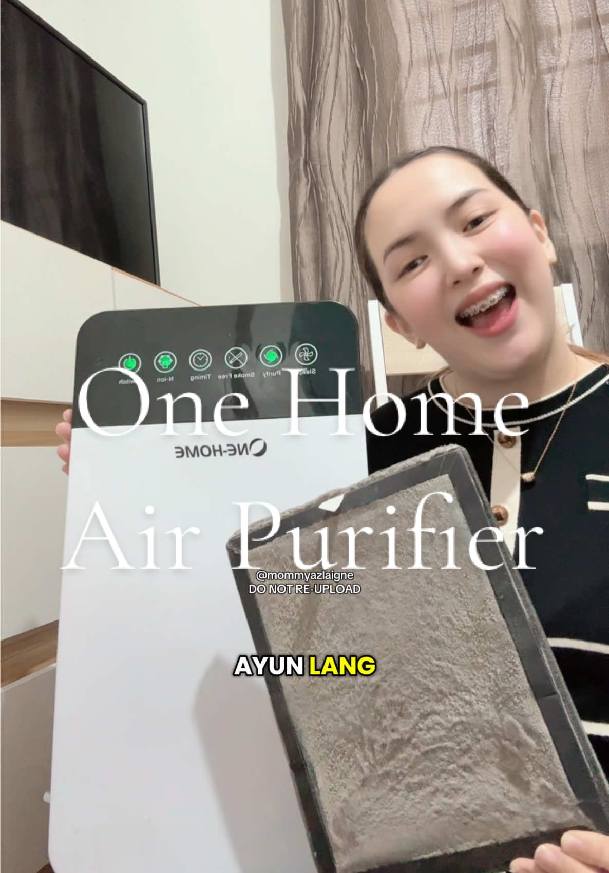 Replying to @straw Berrie keyk 🍓🍰 Sulit na sulit talaga to mga mi!! Sa murang halaga may magandang Air purifier kana!!🥰 Get yours now!!🫶💕 #airpurifier #onehomeairpurifier #purifier #homefinds #fyp 