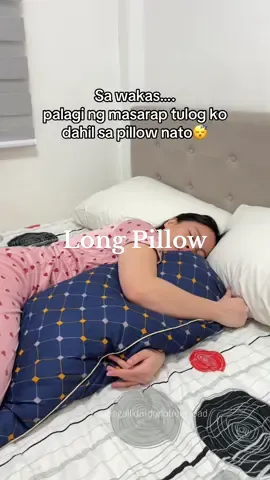 Kahit walang kayakap mahimbing pa rin ang tulog dahil sa pillow nato.  #pillow #longpillow 
