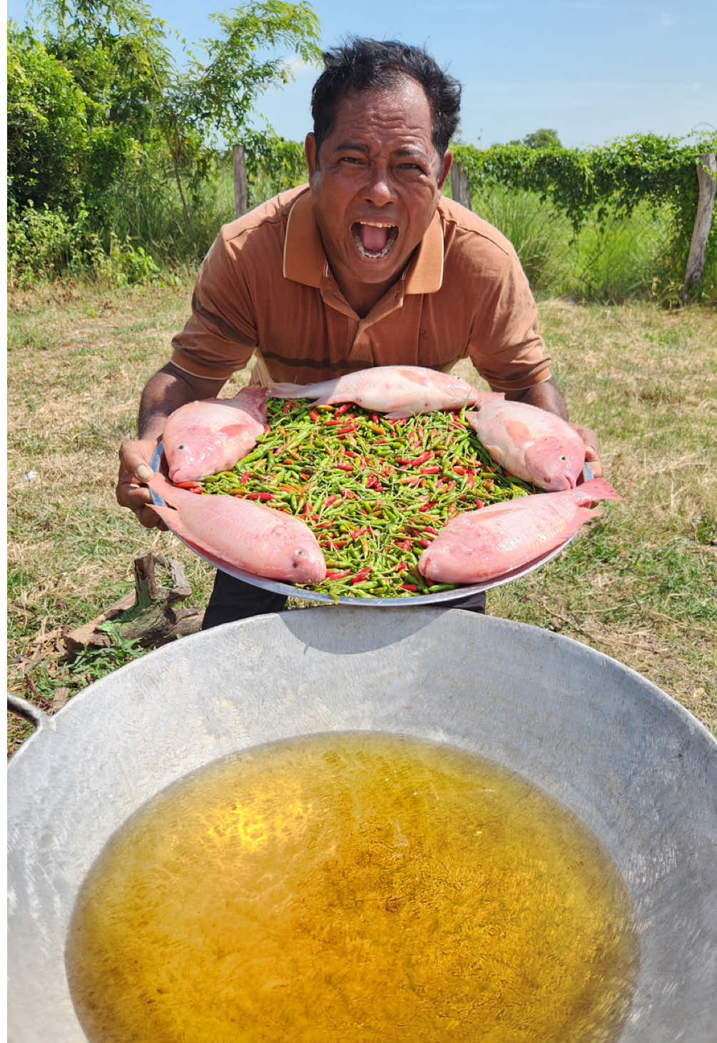 How to crispy chili with fish recipe #tiktokfood #crispy #fish #chili 