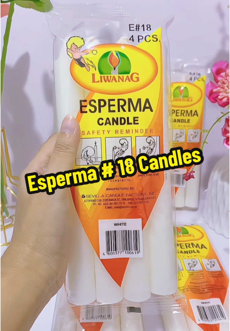 Subok na matagal matunaw at hindi agad napuputol na kandila.🤗Maraming sizes available sa shop ko. Visit nyo lng. Esperma #2 to #18 available lahat🤙 #espermacandles #candles #kandila #liwanag #fyp #foryou 