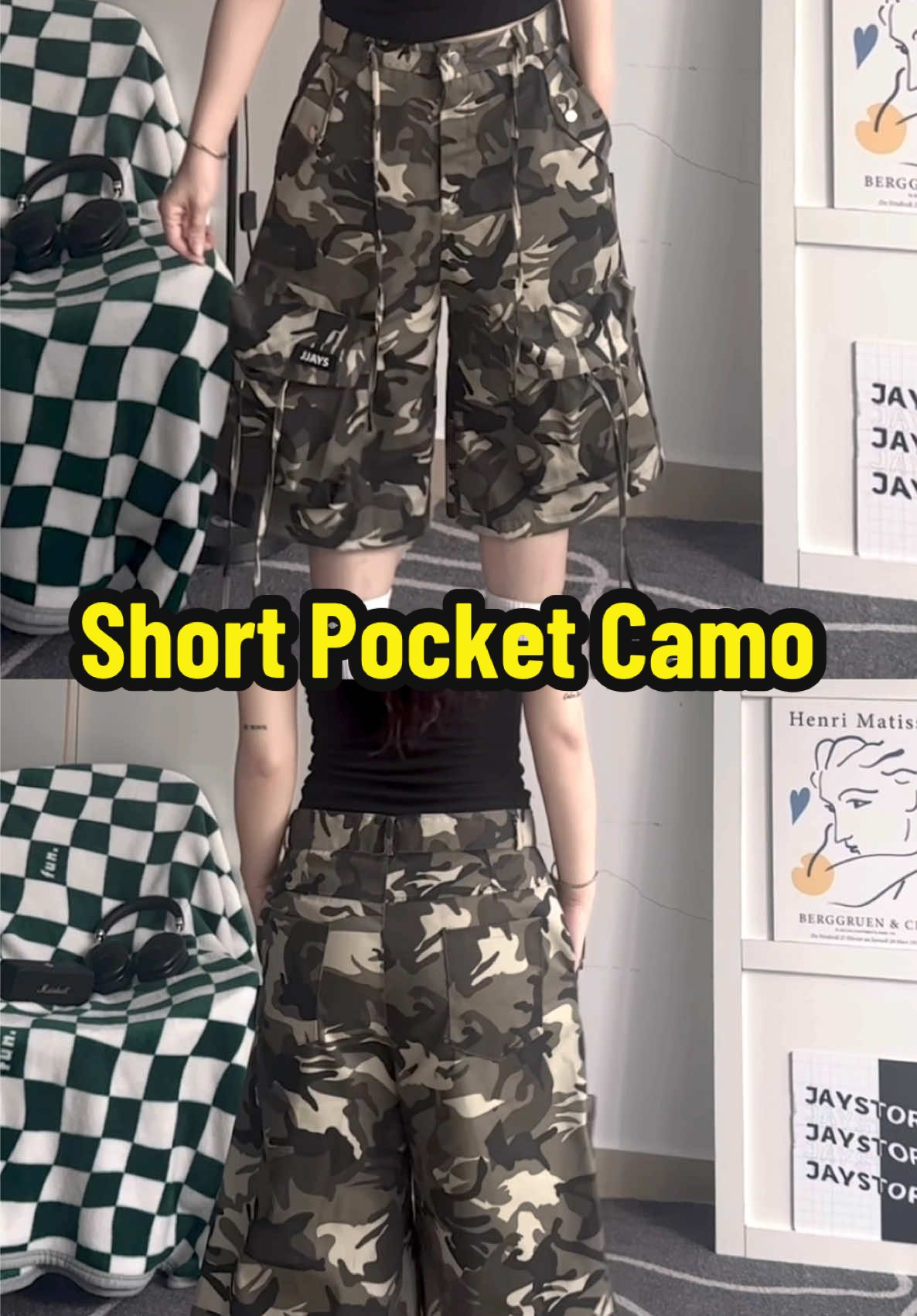 Fitcheck Short Pocket Camo siêu hot cùng tui nhá 🤌🏻🔥#jaystoree #outfitideas #daily #camo #viral #fyp 