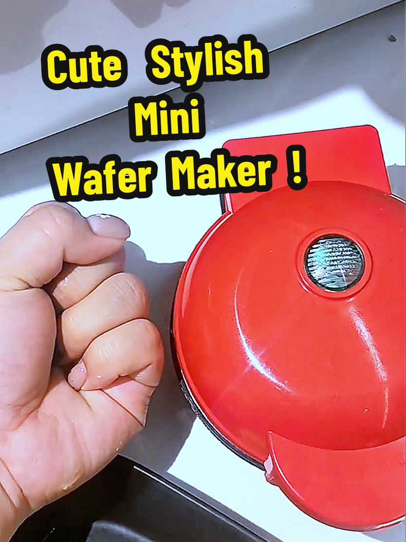 Let's enjoy Mini Wafer, start your Perfect Day 😎 #KitchenHacks  #produkviral #tiktokmademebuyit  #fyp #belionline #wafermakermini #好物分享 