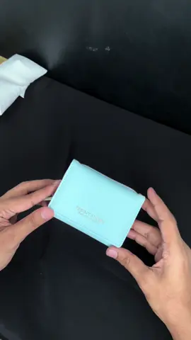 မိုးပြာလေး လှရက်လိုက်တာ 🩵 #wallet #miniwallet 