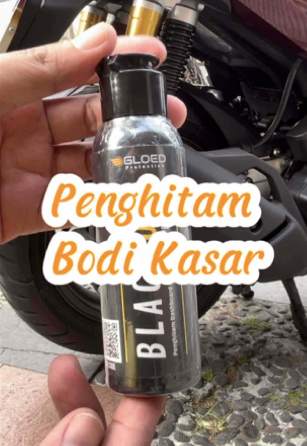 Penghitam bodi kasar warna makin hitam pekat tidak mudah luntur 🖤🖤 #penghitambodykasar #penghitammotor #penghitambodymotor #penghitamkendaraan #gloed 
