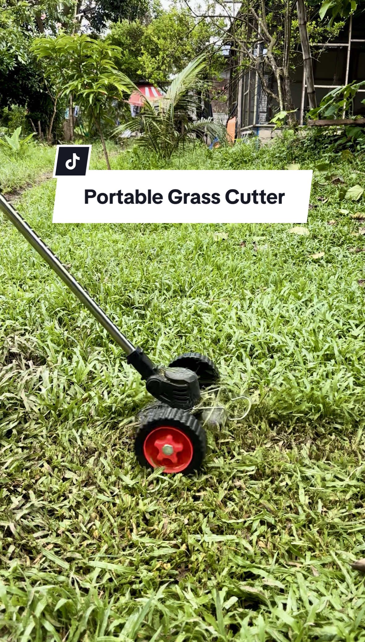 Portable Cordless Grass Cutter with Wheel #portable #grasscutter #lawnmower #mower #backyard #farm #gardening #farming #grass 