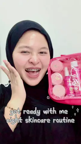 night skincare routine with aku guys💓💗#mandela #mandelaskincare #mandelaskincaregarut #mandelaskincareglowingbpom #xyzbca #fyp #skincareroutine #skincare 