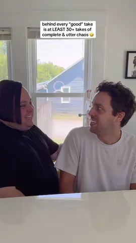 The outtakes y’all don’t see 🤣 #sing #singing #cover #couple #duet #laugh