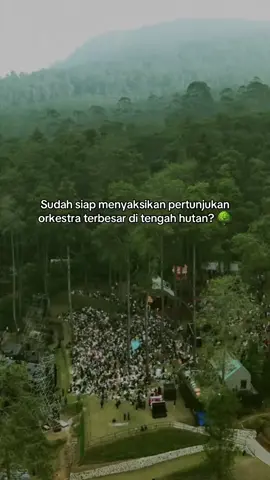 Sebuah penampilan, dan pengalaman yang tidak boleh kamu lewatkan! Yuk kita ketemu di tengah hutan! 🥰🌳