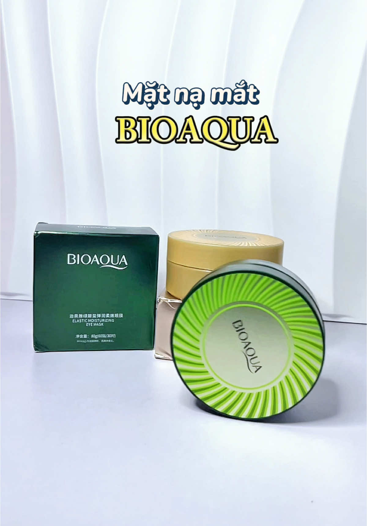 Mặt nạ mắt BIOAQUA dành cho các nàng thức khuya mắt gấu trúc nè#matnamat #matnamatbioaqua #giamtham #bioaqua#skincareroutine #viral #fypシ #xuhuong 