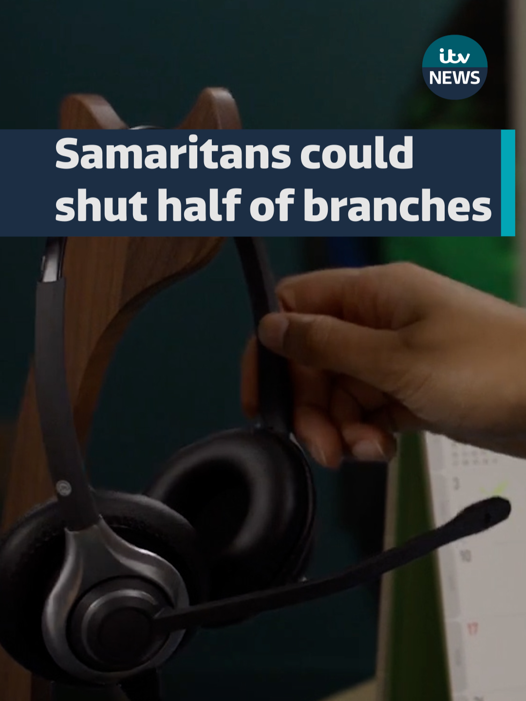 Charity Samaritans could close more than half of its branches under new proposals. #itvnews #MentalHealth #samaritans