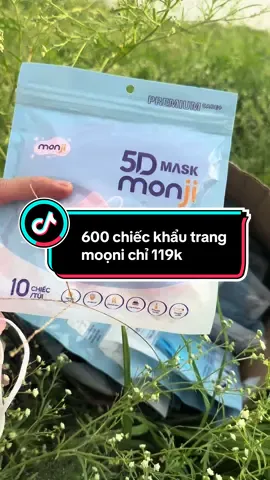 600 cái  khẩu trang monji cả nhà dùng cả năm luôn các bác nhỉ #khautrang #khautrang5d #khautrangmonji 