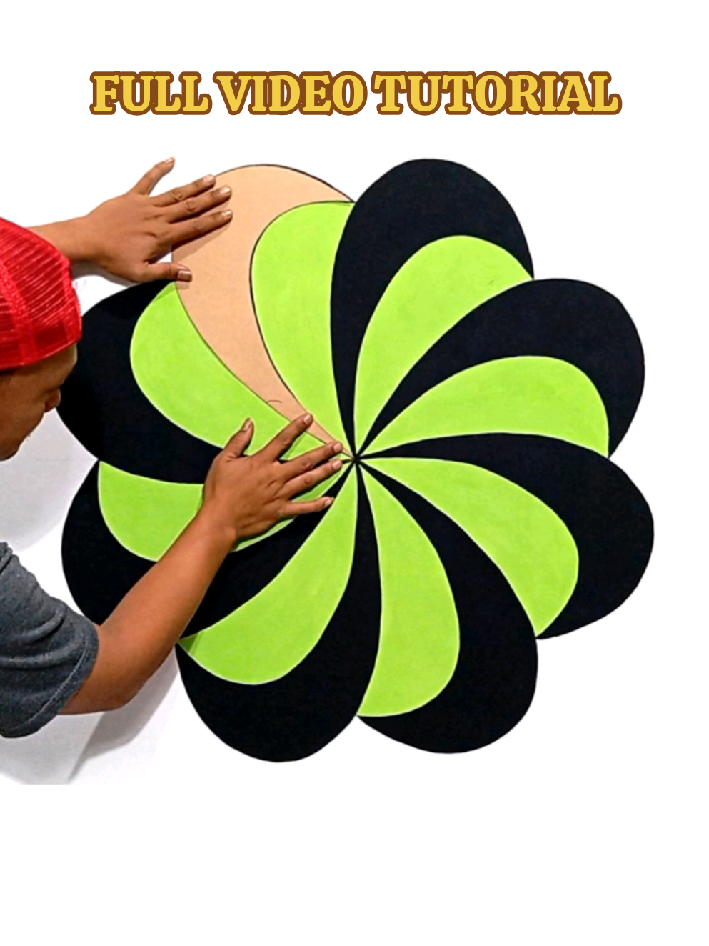Tutorial cat tembok 3d luar biasa painting design tutorial 3d wall painting #painting #art #cattembok #3d 