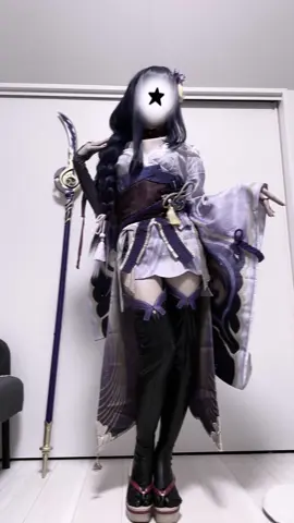 この靴下すぐさがっちゃう#原神コスプレ #雷電将軍コスプレ #genshincosplay #raidenshogun #cosplay #fyp 