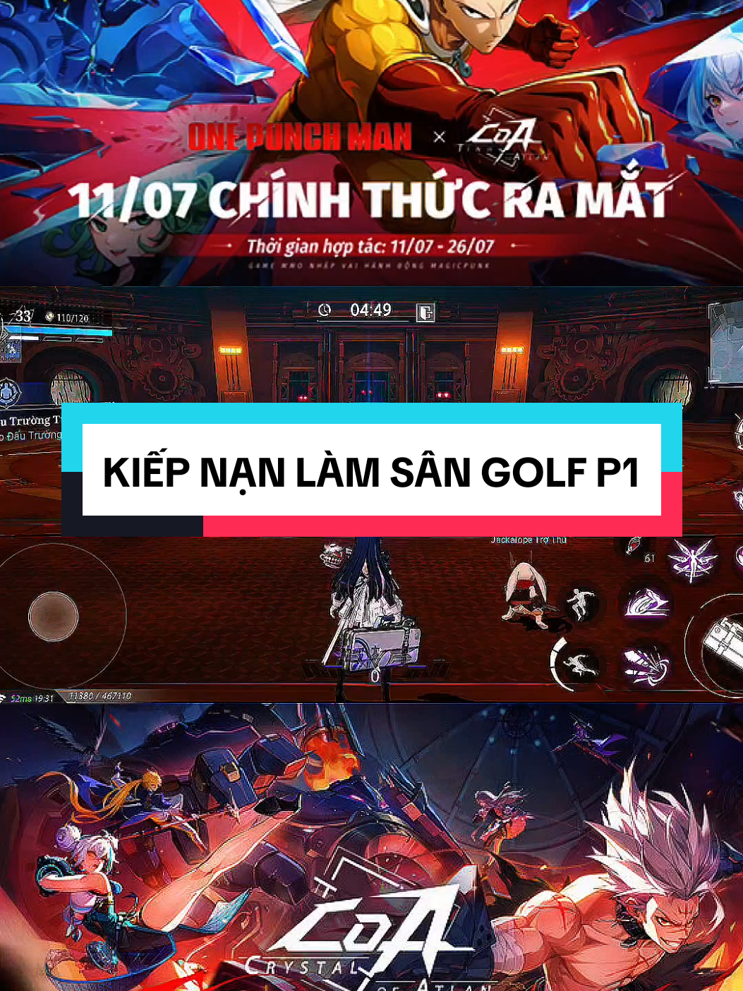 KIẾP NẠN LÀM SÂN GOLF P1 #CrystalofAtlan #CoA #Mystrix 