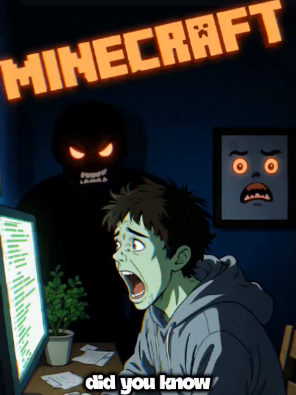 👾 The untold story of a Minecraft player  #Minecraft #minecraftbuilding #mystery #animation #facts #gamer #educational 