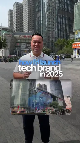 If I started a tech brand in 2025, this is exactly where I'd go. Shenzhen is where top Ecom brands go to source products.  Follow these 4 exact steps to launch your winning tech brand this year. If you can't make it to China but want to learn how to start. DM 
