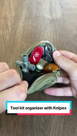 Tool kit organizer with tools from @knipex and gear from Maxpedition and Victorinox 🧰 #organizer #tool #toolkit #knipex 