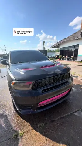 Replying to @Nyia here u go 💞I’ll do another video today  #fyp #trucksoftiktok #durango #pinkdurango #foryourpage #hairbyantro 