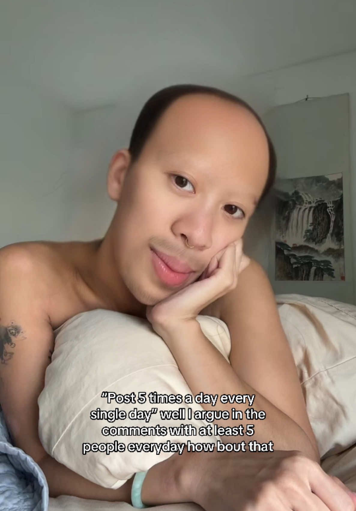 No bc I’ll just be disagreeing with you if I think your vibe is off idc #tiktok #influencer #devilsadvocate #fyp #viral 