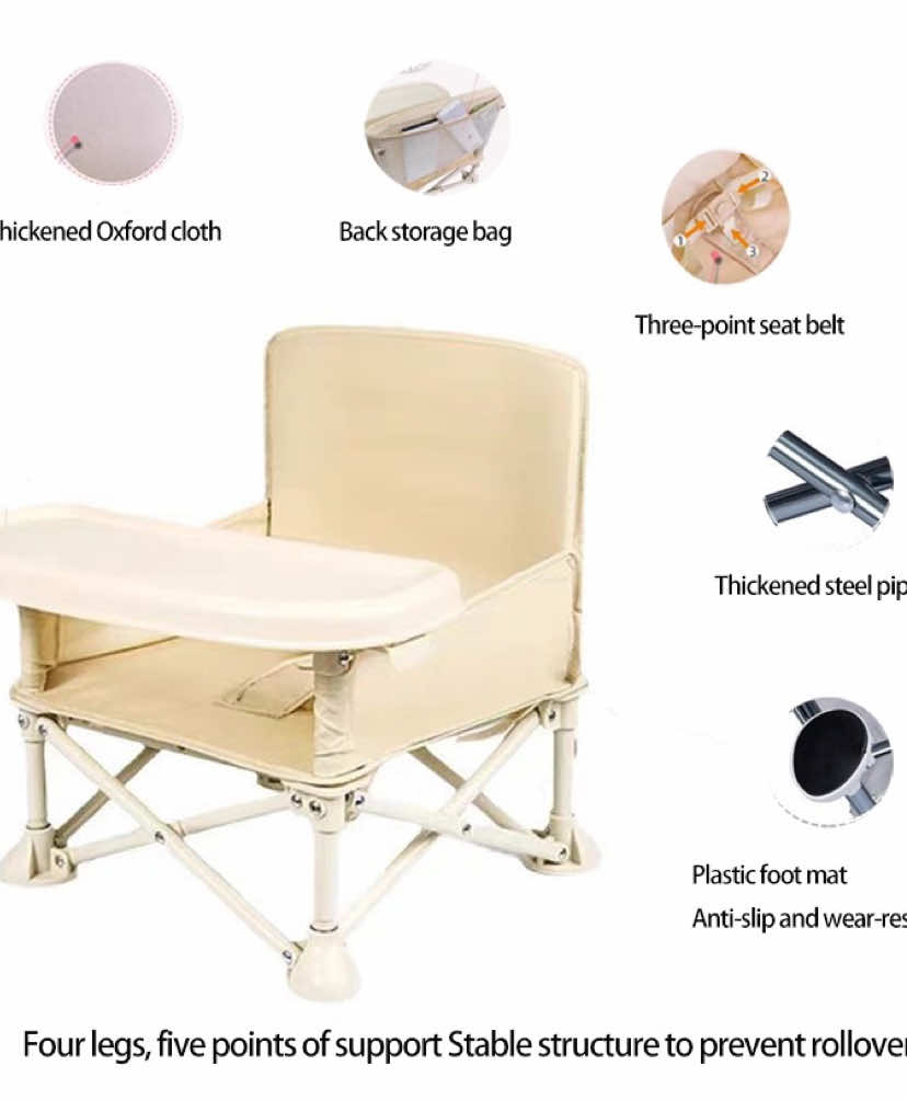 Daming purpose ng upuan na ito😍 #affiliatetiktok #babychair #campingchair 