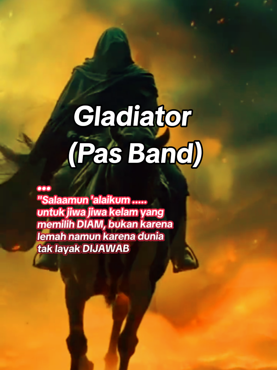 Gladiator - Pas Band, template. Salaamun alaikum  #tiktok #rock #quotes #fyp #trending 