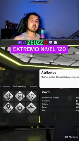 Está BUILD de Extremo para clubes pro es una LOCURA. #fc25 #clubespro #zeuzzx #fyp #gaming 