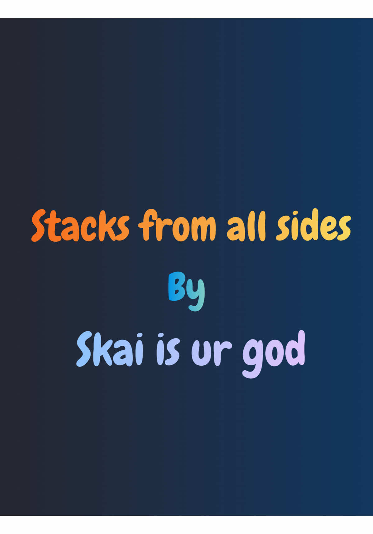 STACKS FROM ALL SIDE #fyp #animation #jammable 