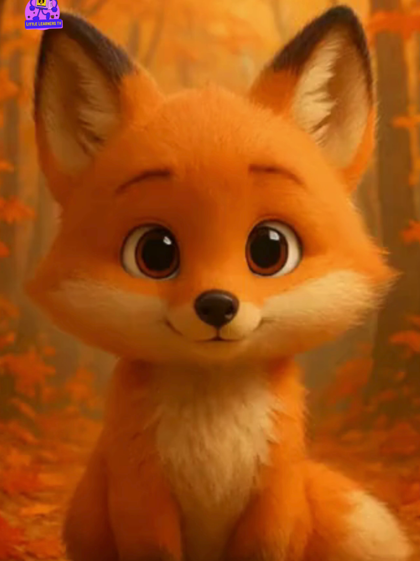 Cute little fox is dancing🦊🎶 #3D #animated #kidscartoon #dance #viralvideo #animation #trending 