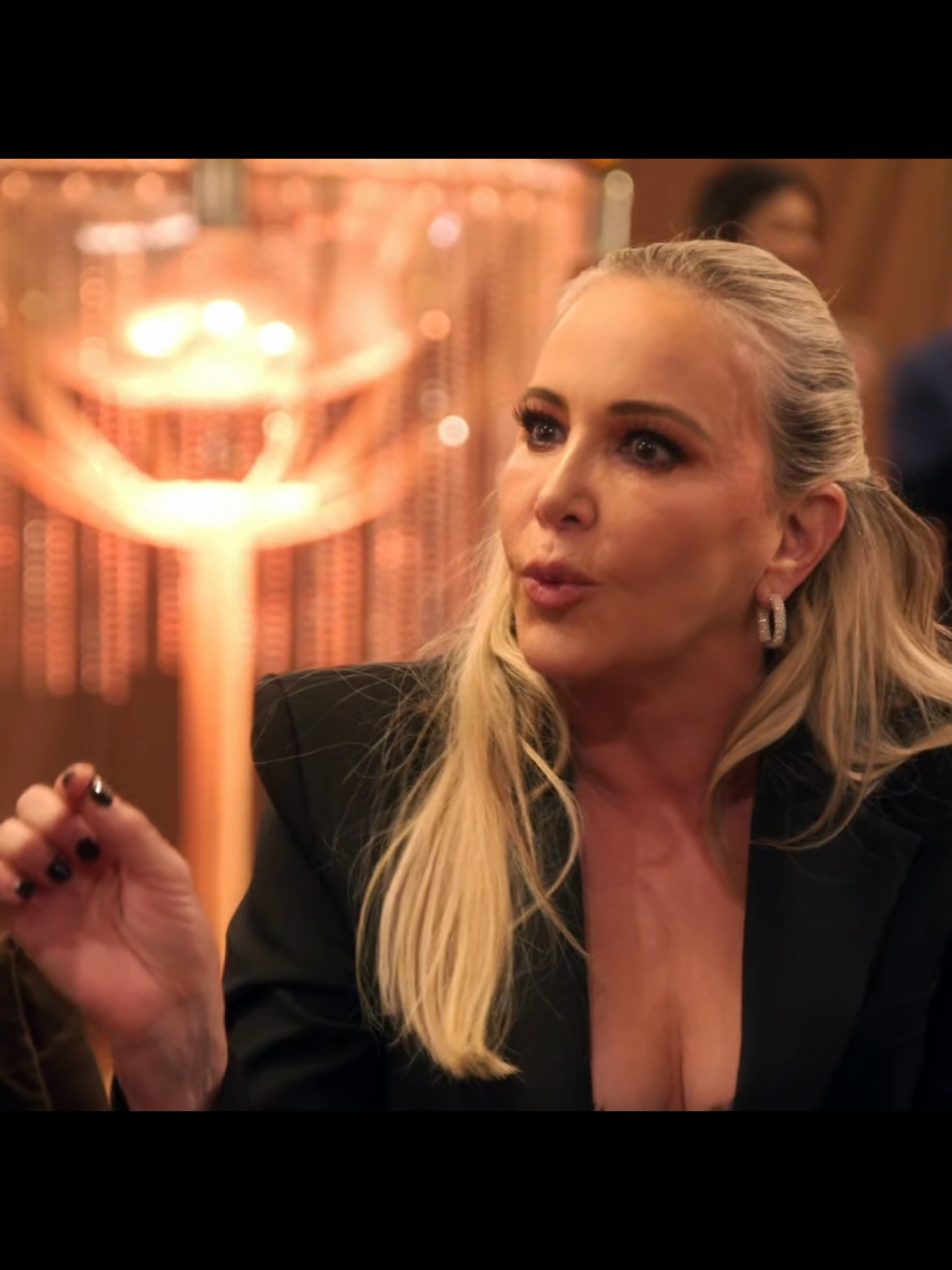 Shannon riled herself.  #realitytv #realityshow #bravotv #popculture #realhousewives #andycohen #rhoc #realhousewivesoforangecounty #shannonbeador #katieginella #jenniferpedranti #vickigunvalson #tamrajudge #heatherdubrow #emilysimpson #ginakirschenheiter #fyp #bravoholic 