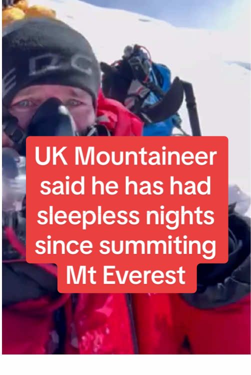 What he saw keeps him up at night #Dailymirror #mteverest 